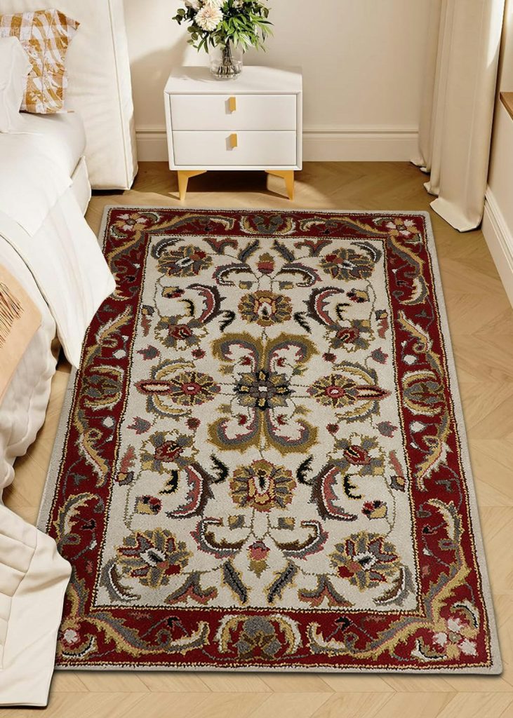Upgrade your interiors with premium hand tufted carpets from Kesari Home, designed to offer comfort, style, and value. These carpets are crafted using a specialized tufting technique that allows for detailed patterns, plush textures, and faster production without compromising quality. Hand tufted carpets are known for their soft feel and contemporary appeal, making them a popular choice for modern homes. Available in wool and blended fibers, they provide warmth underfoot while maintaining durability for everyday use.